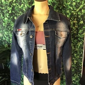 Women's South Pole Denim Button Jacket  Medium_630